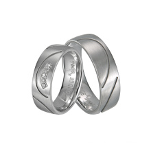 Wholesale Designer Inspired Jewelry Eternity Anniversary Stainless Steel Ring